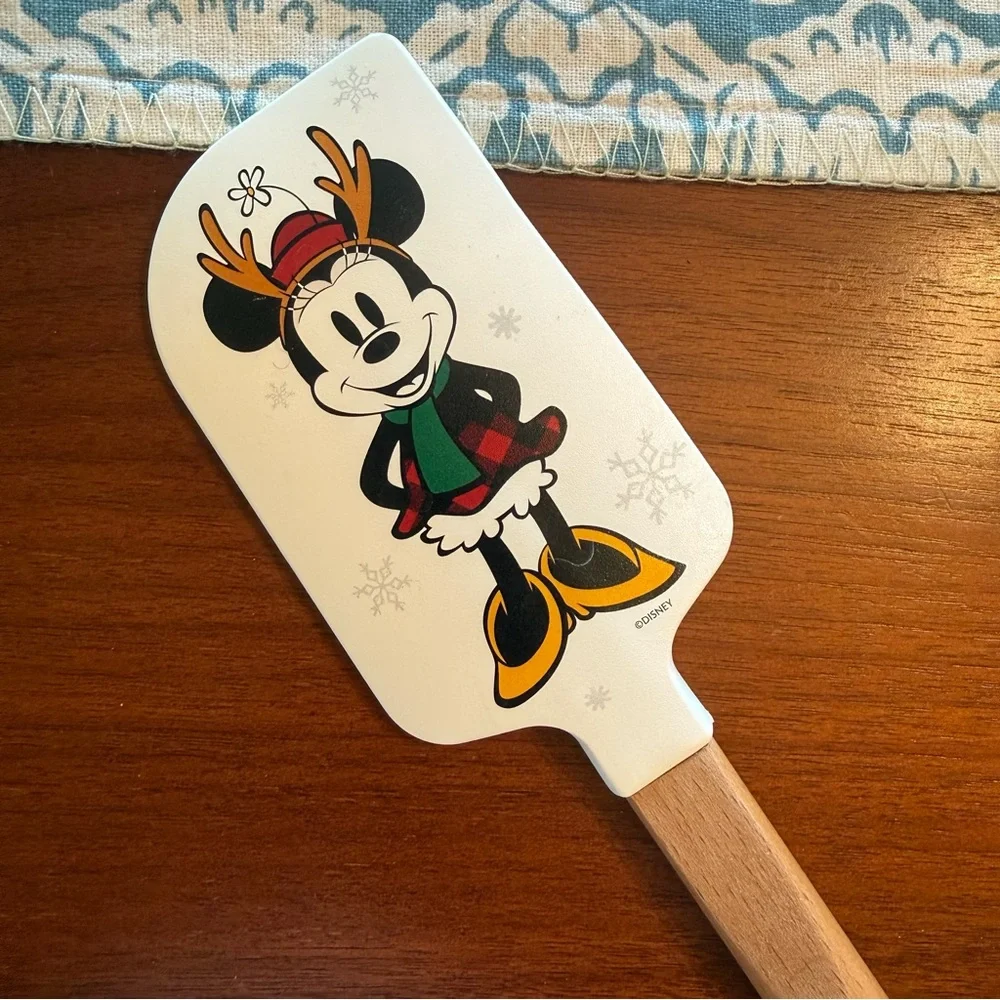 NWOT Christmas Minnie Mouse Williams Sonoma Disney Rubber Spatula
